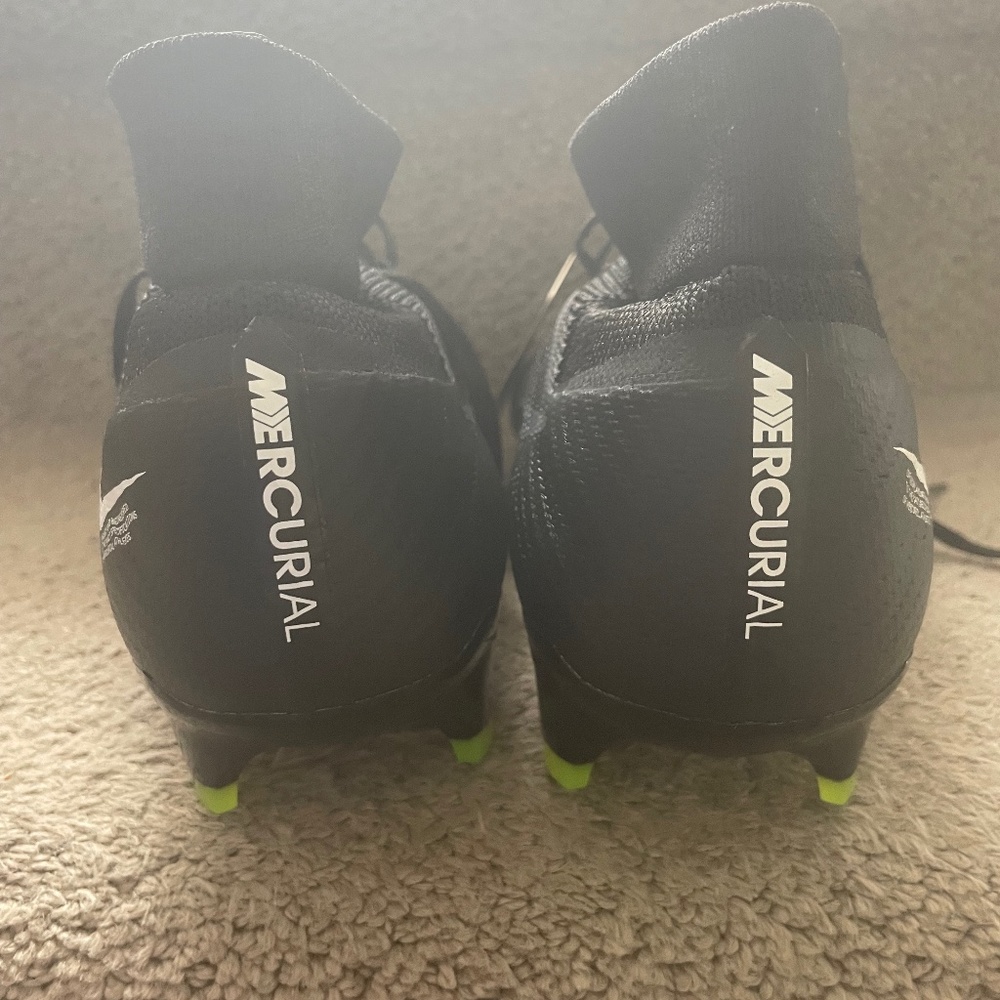 Nike Zoom Mercurial Superfly 9 Pro FG Black Soccer Cleat, Size 7.5 DJ5598-001